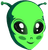 alien head logo